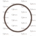 Teflon halka CARRARO 148565, 87705461, VOE11712955, CA0148565B